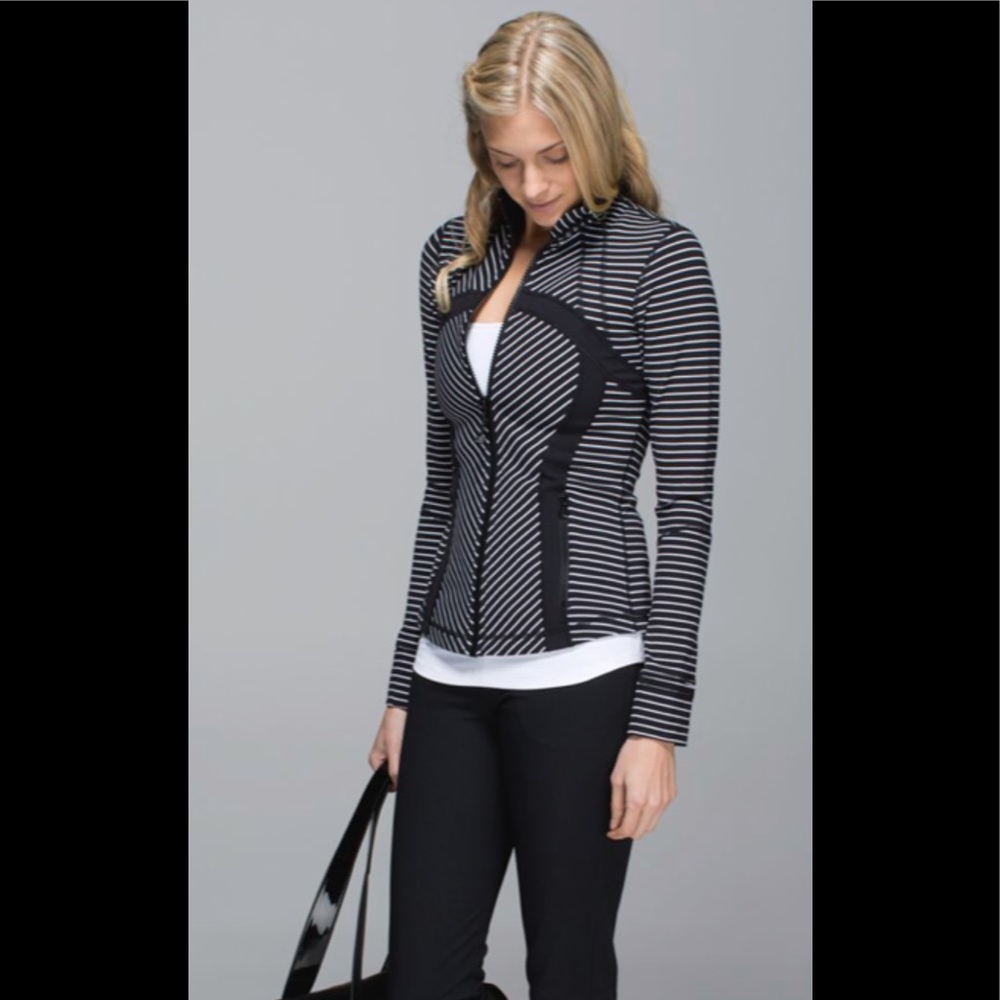 Lululemon defined parallel  stripe jacket
